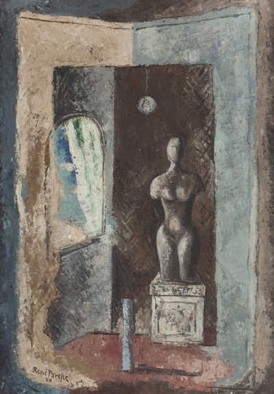 The Statue, 1929 by Renato Paresce